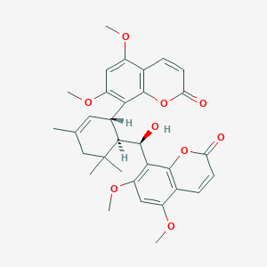 Chemical structure of Toddalosin