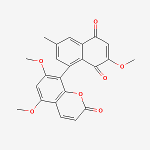Chemical structure of Toddacoumaquinone