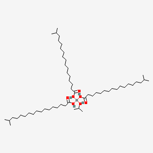 Chemical structure of Titanium triisostearoylisopropoxide
