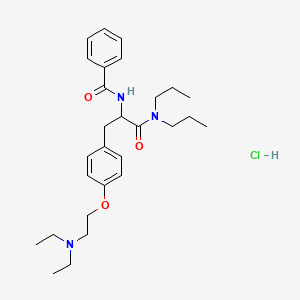 Chemical structure of Tiropramide Hydrochloride