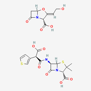 Chemical structure of Timentin