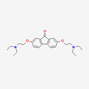 Chemical structure of Tilorone