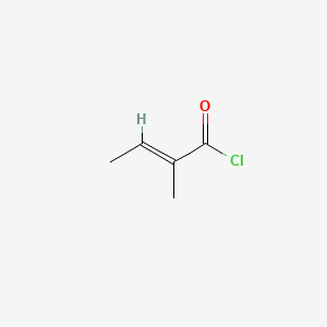 Chemical structure of Tigloyl Chloride
