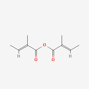 Chemical structure of Tiglic Anhydride