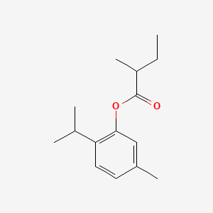 Chemical structure of Thymyl 2-methylbutyrate