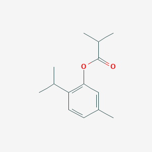 Chemical structure of Thymol isobutyrate