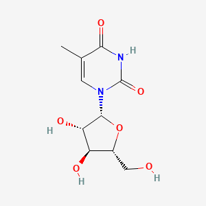 Chemical structure of Thymine 1-β-D-arabinofuranoside