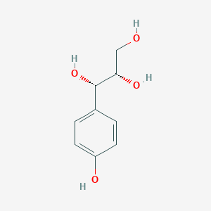 Chemical structure of threo-1-(4-Hydroxyphenyl)propane-1,2,3-triol