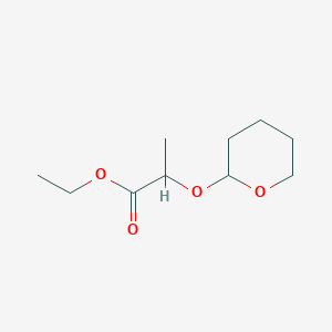 Chemical structure of THP-CH3-ethyl propionate