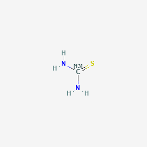Chemical structure of Thiourea-13C