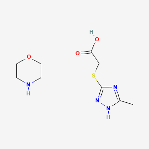 Chemical structure of thiotriazoline