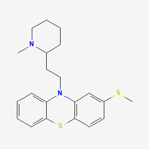 Chemical structure of Thioridazine