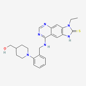 Chemical structure of Thioquinapiperifil