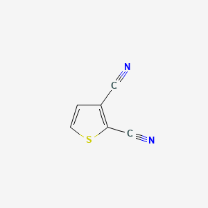 Chemical structure of 2,3-Thiophenedicarbonitrile