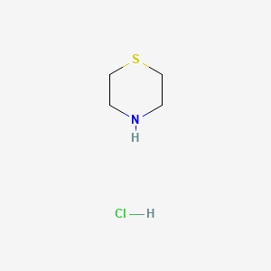 Chemical structure of Thiomorpholine hydrochloride