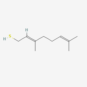 Chemical structure of Thiogeraniol