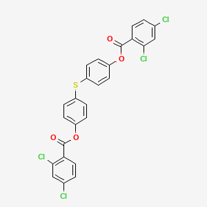 Chemical structure of Thiobis(4,1-phenylene) Bis(2,4-dichlorobenzoate)