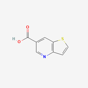 Chemical structure of Thieno[3,2-b]pyridine-6-carboxylic acid