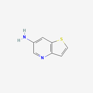 Chemical structure of Thieno[3,2-b]pyridin-6-amine