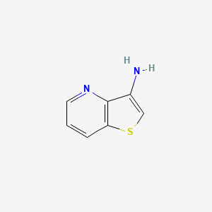 Chemical structure of Thieno[3,2-b]pyridin-3-amine