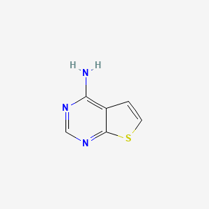 Chemical structure of Thieno[2,3-d]pyrimidin-4-amine