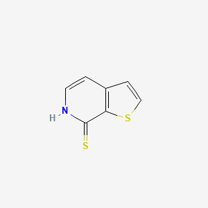 Chemical structure of Thieno[2,3-C]Pyridine-7(6h)-Thione
