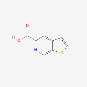 Chemical structure of Thieno[2,3-c]pyridine-5-carboxylic acid
