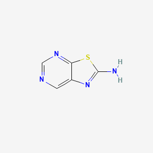 Chemical structure of Thiazolo[5,4-d]pyrimidin-2-amine