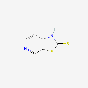 Chemical structure of Thiazolo[5,4-C]pyridine-2-thiol