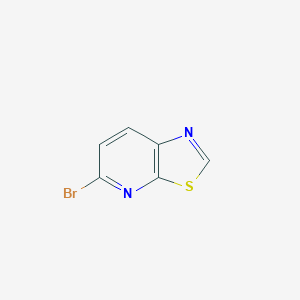 Chemical structure of 5-Bromothiazolo[5,4-b]pyridine