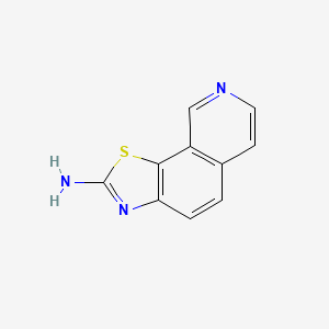 Chemical structure of Thiazolo[4,5-h]isoquinolin-2-amine