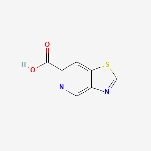 Chemical structure of Thiazolo[4,5-c]pyridine-6-carboxylic acid