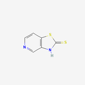Chemical structure of Thiazolo[4,5-c]pyridine-2-thiol