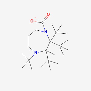 Chemical structure of TETRT-BUTYL3-METHYL-1,4-DIAZEPANE-1-CARBOXYLATE