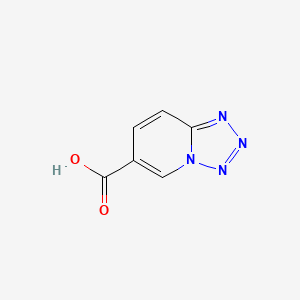 Chemical structure of Tetrazolo[1,5-a]pyridine-6-carboxylic acid