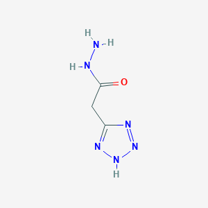 Chemical structure of Tetrazole-5-acetohydrazide