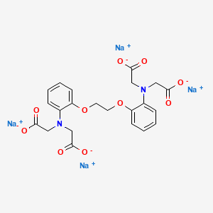 Chemical structure of Tetrasodium 1,2-Bis(2-aminophenoxy)ethane-N,N,N',N'-tetraacetate