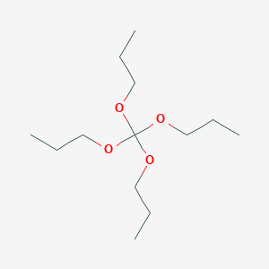 Chemical structure of Tetrapropoxymethane
