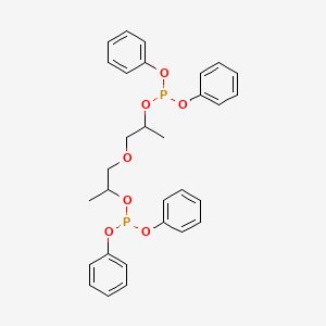 Chemical structure of Tetraphenyl dipropyleneglycol diphosphite