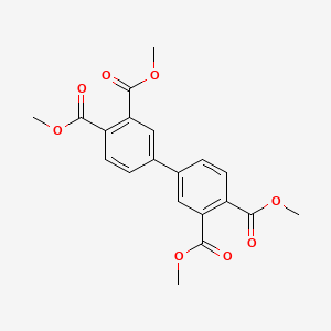 Chemical structure of Tetramethyl 3,3',4,4'-biphenyltetracarboxylate