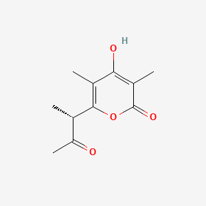 Chemical structure of Tetraketide
