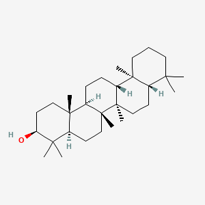 Chemical structure of Tetrahymanol