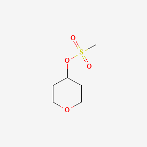 Chemical structure of Oxan-4-yl methanesulfonate