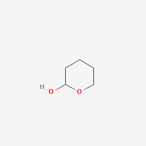 Chemical structure of Tetrahydro-2H-pyran-2-ol