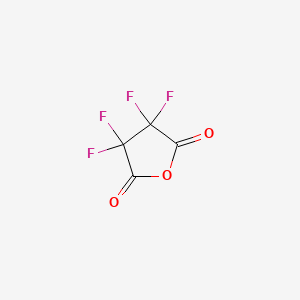 Chemical structure of Tetrafluorosuccinic Anhydride