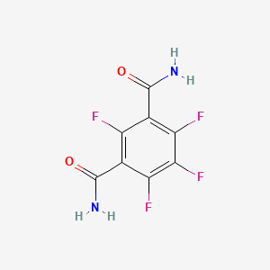 Chemical structure of Tetrafluoroisophthalamide