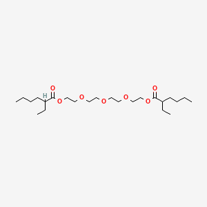 Chemical structure of Tetraethylene glycol di(2-ethylhexanoate)
