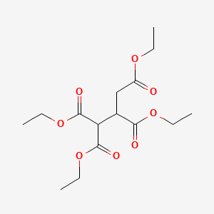 Chemical structure of Tetraethyl Propane-1,1,2,3-tetracarboxylate