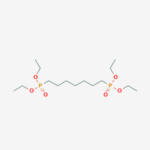 Chemical structure of Tetraethyl heptane-1,7-diylbis(phosphonate)