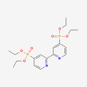 Chemical structure of TETRAETHYL 2,2'-BIPYRIDINE-4,4'-BISPHOSPHONATE